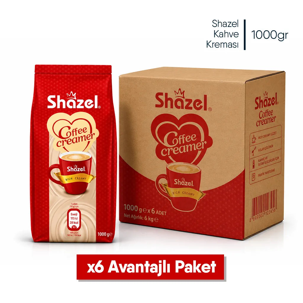 Shazel Kahve Kreması - Flat Bottom - Toptan