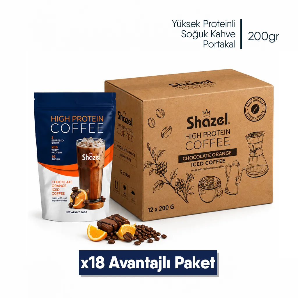 Shazel Yüksek Proteinli Soğuk Kahve - Doypack - Toptan