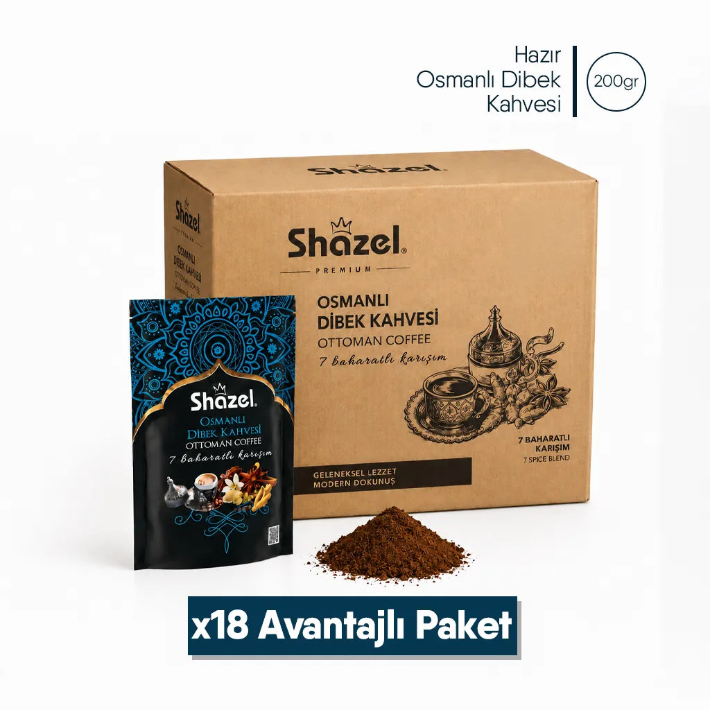 Shazel Hazır Osmanlı Dibek Kahvesi - Doypack - Toptan