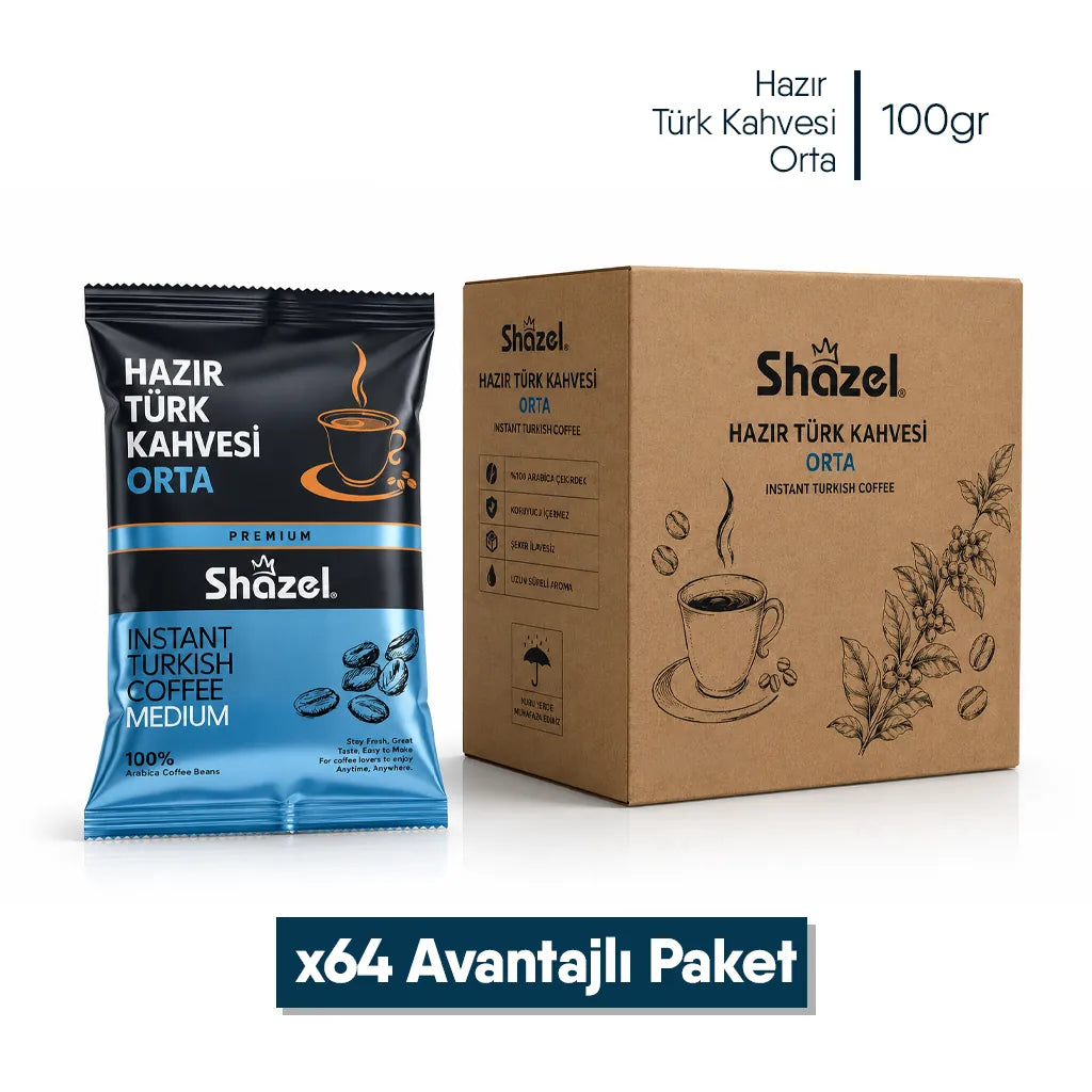 Shazel Hazır Türk Kahvesi 100gr - Toptan
