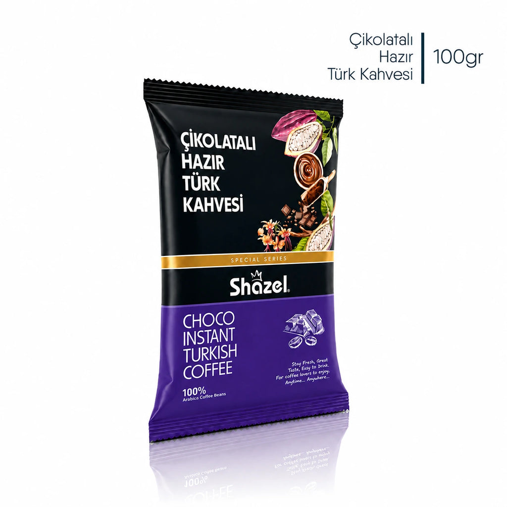Shazel Çikolatalı Hazır Türk Kahvesi - 100 gr.