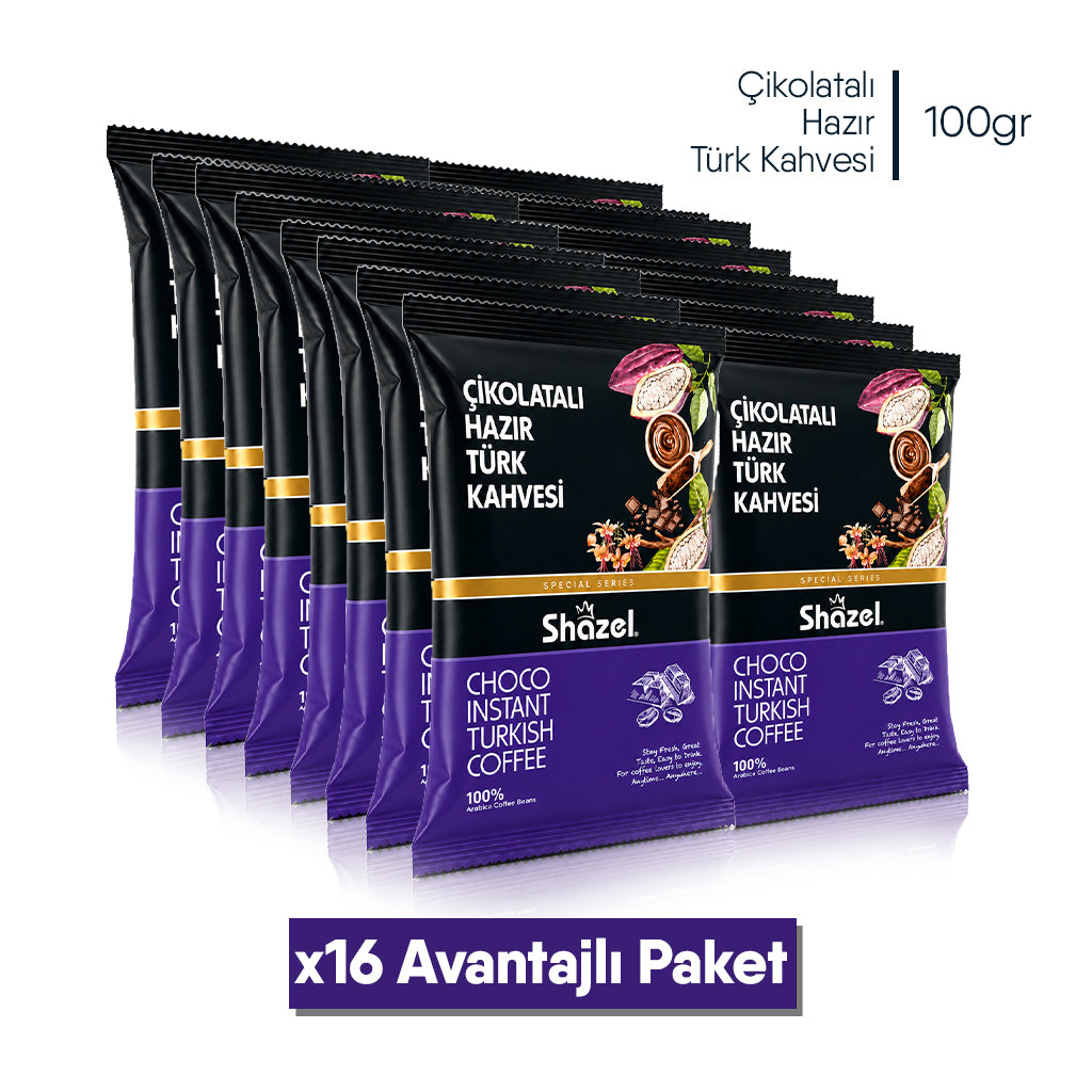 Shazel Çikolatalı Hazır Türk Kahvesi - 100 gr.