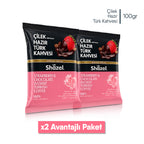 Shazel Çilekli Hazır Türk Kahvesi - 100 gr.