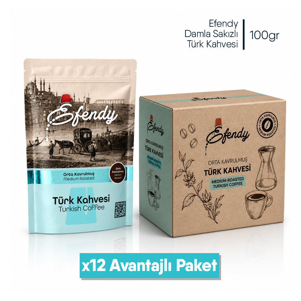 Shazel Efendy Geleneksel Damla Sakızlı Türk Kahvesi - Doypack - 100 gr.