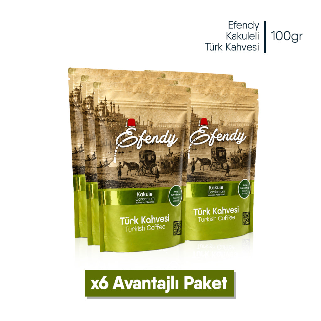 Shazel Efendy Geleneksel Kakuleli Türk Kahvesi - Doypack - 100 gr.
