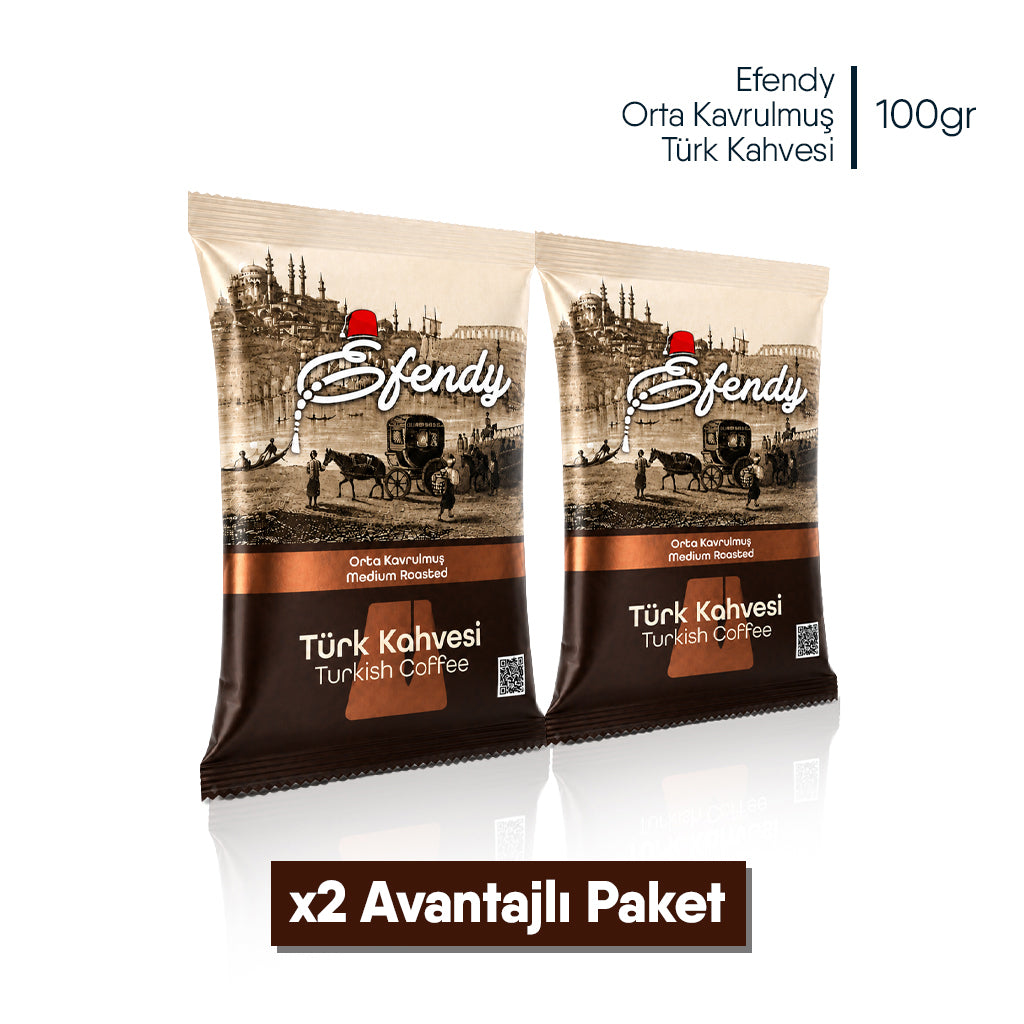 Shazel Efendy Geleneksel Türk Kahvesi Orta Kavrulmuş - 100 gr.