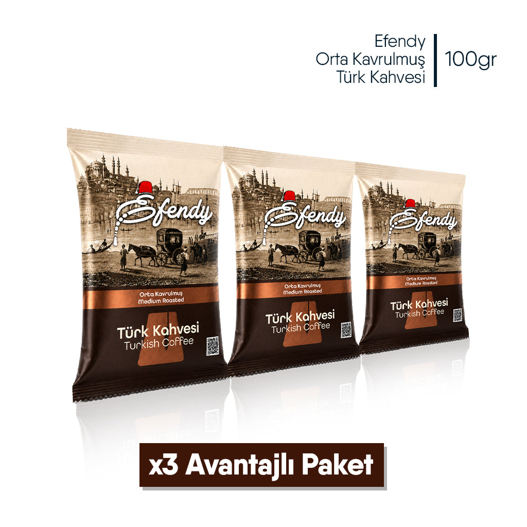 Shazel Efendy Geleneksel Türk Kahvesi Orta Kavrulmuş - 100 gr.