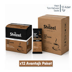 Shazel Hazır Türk Kahvesi Sade - 7 gr x 12 Adet KUTU
