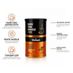 Shazel Hazır Türk Kahvesi Sade - Teneke - 500 gr.
