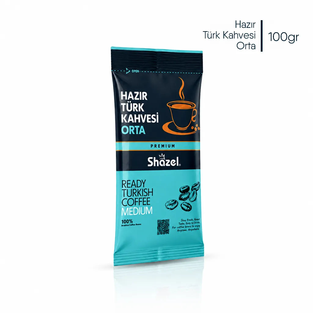 Shazel Hazır Türk Kahvesi Orta - 100 gr.