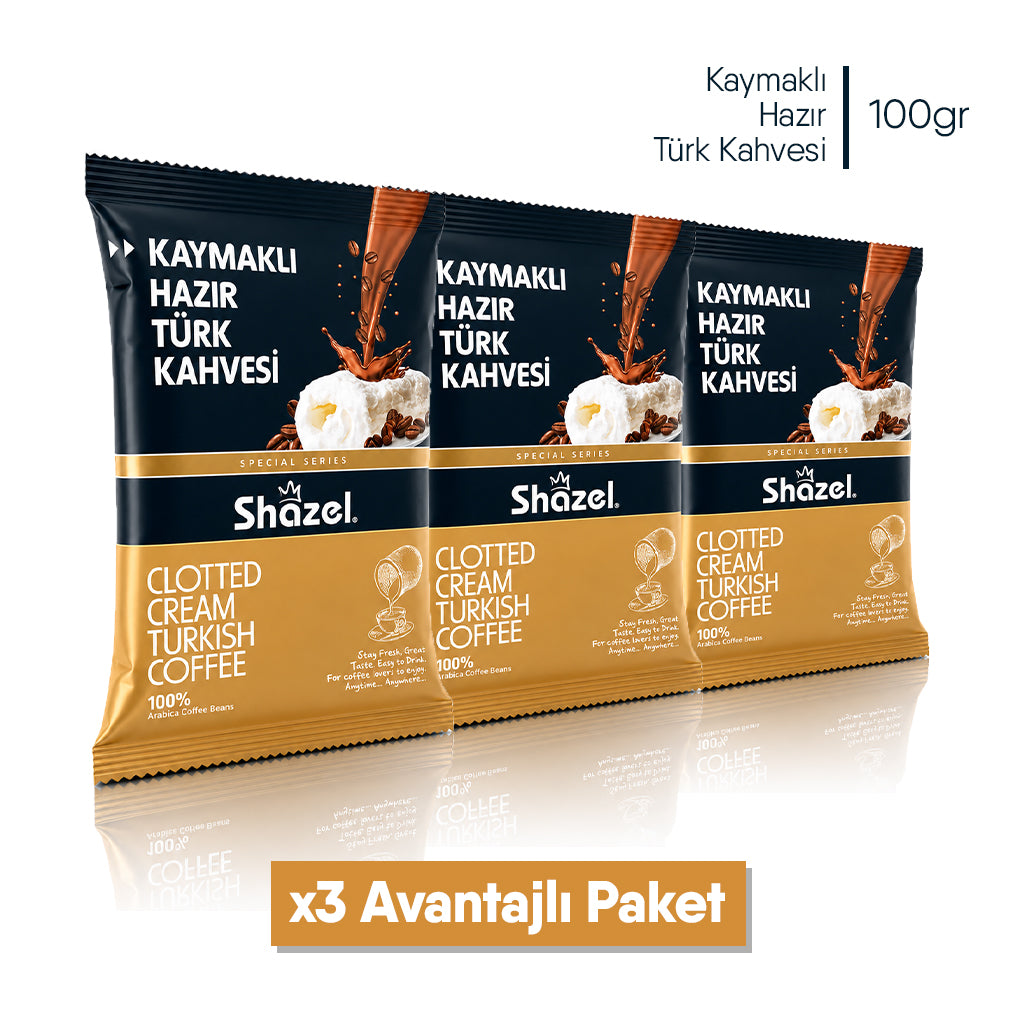 Shazel Kaymaklı Hazır Türk Kahvesi - 100 gr.