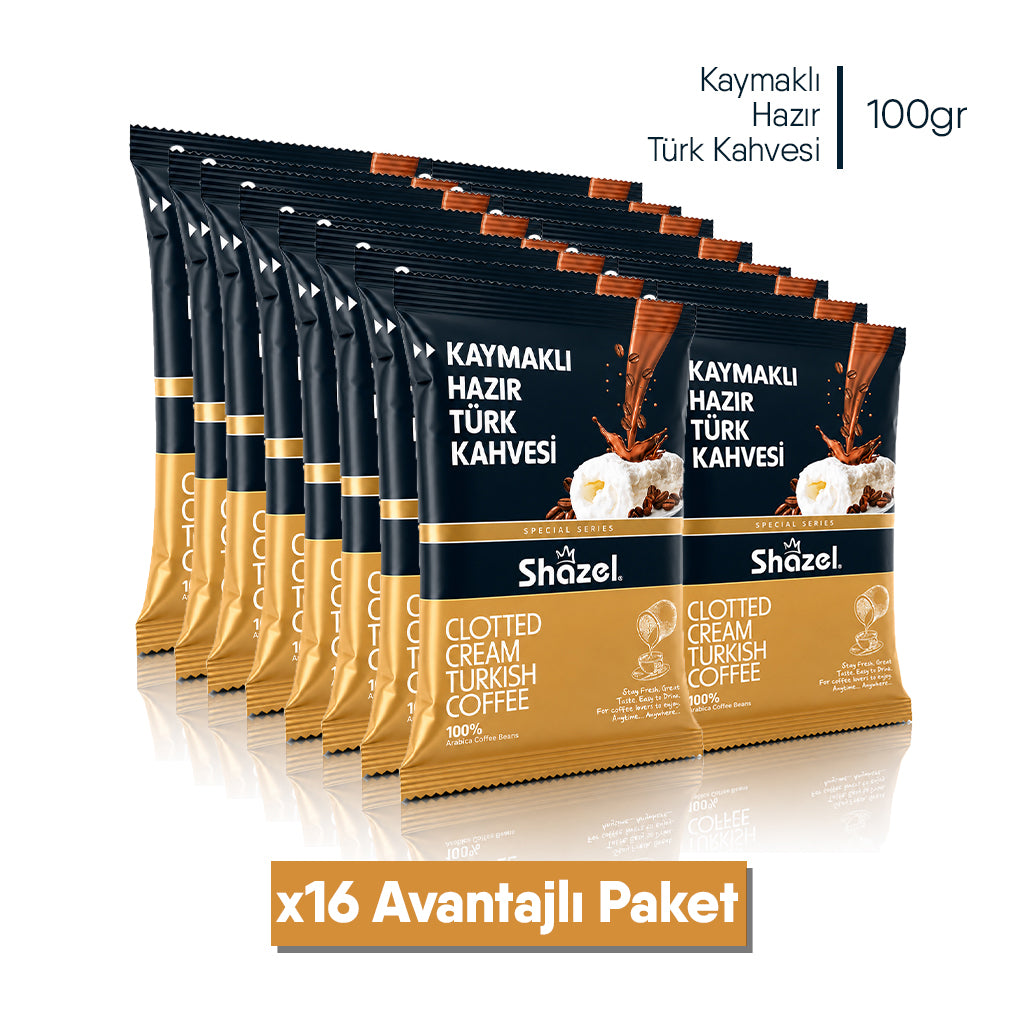 Shazel Kaymaklı Hazır Türk Kahvesi - 100 gr.