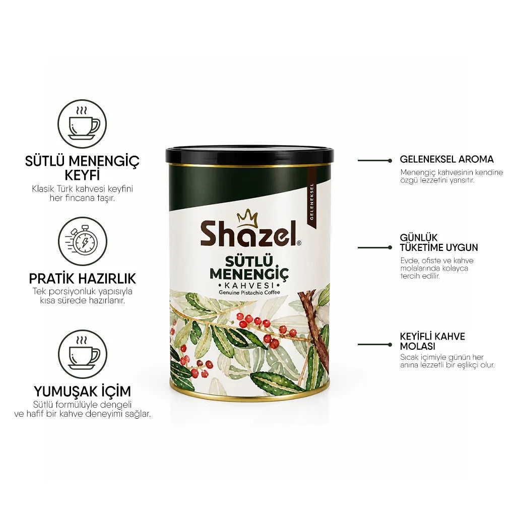 Shazel Hazır Menengiç Kahvesi-Silindir Kutu-250gr