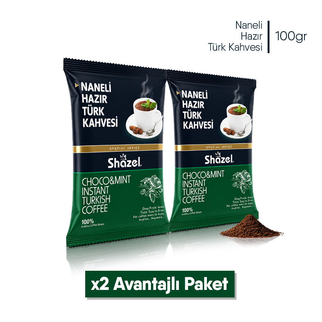 Shazel Naneli Hazır Türk Kahvesi - 100 gr.