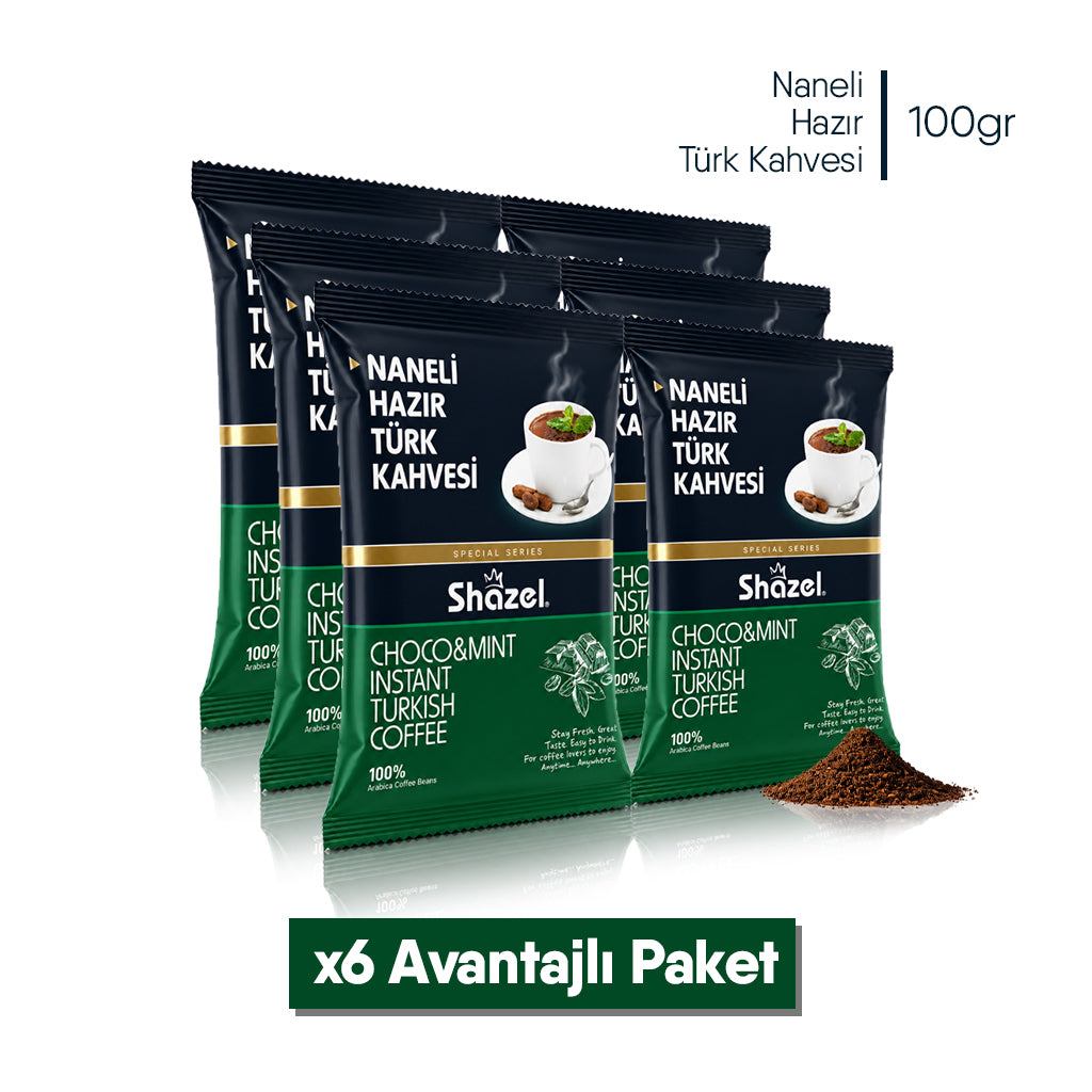 Shazel Naneli Hazır Türk Kahvesi - 100 gr.