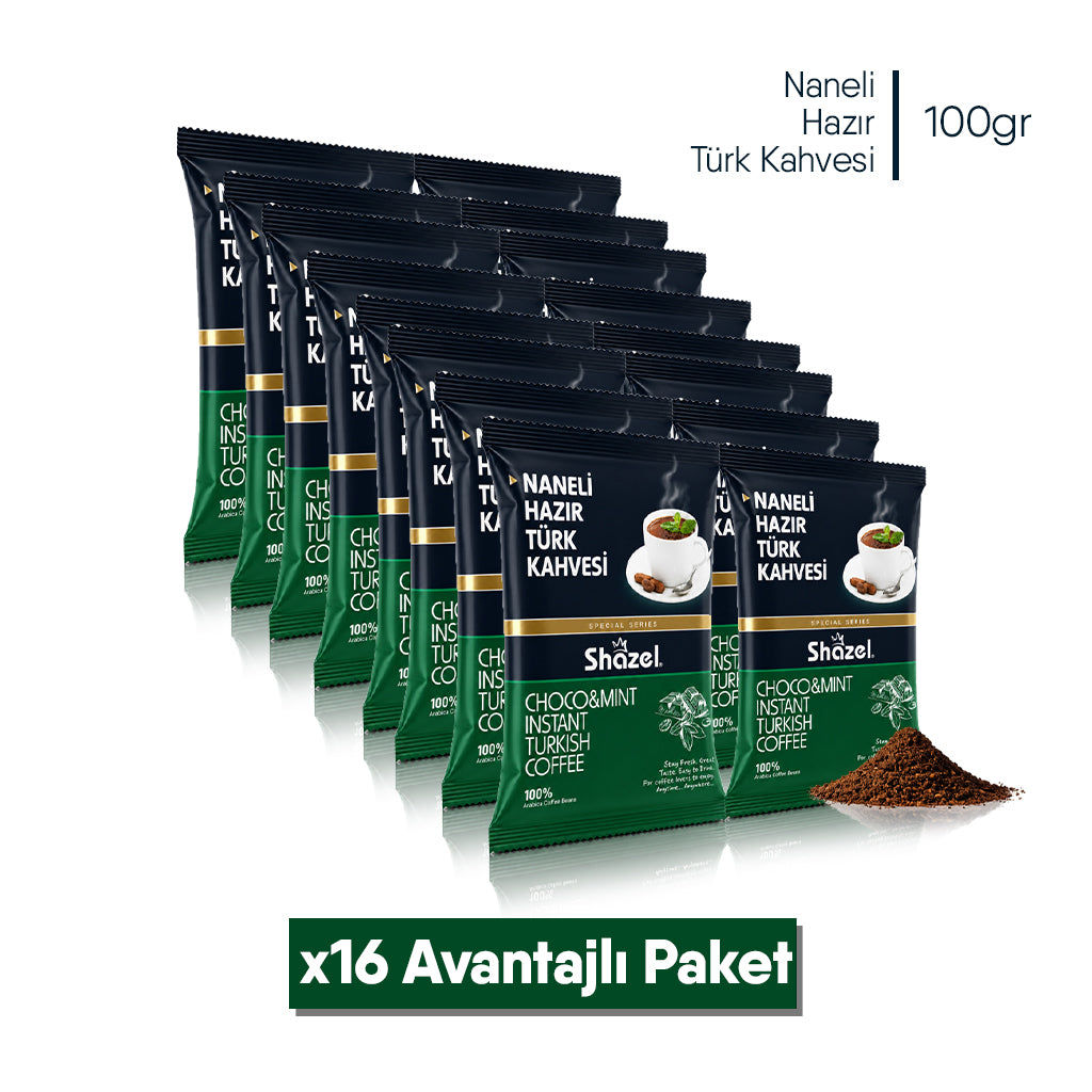 Shazel Naneli Hazır Türk Kahvesi - 100 gr.