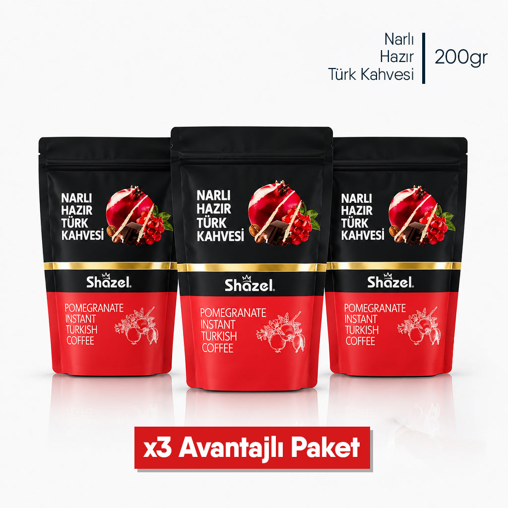 Shazel Narlı Hazır Türk Kahvesi - Doypack - 200 gr.