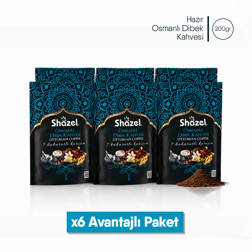 Shazel Hazır Osmanlı Dibek Kahvesi - Doypack - 200 gr.