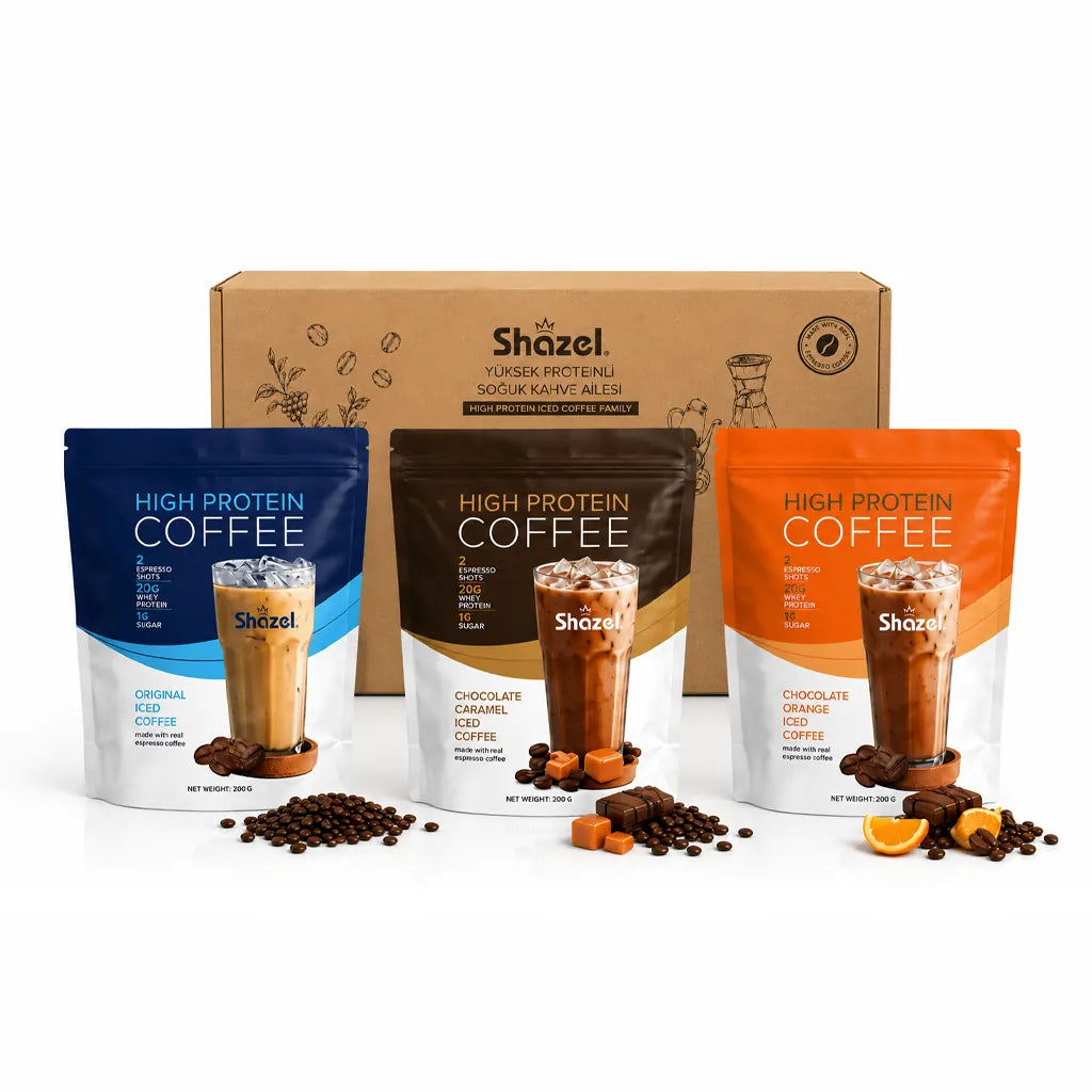 Shazel Yüksek Proteinli Soğuk Kahve - Doypack - Toptan