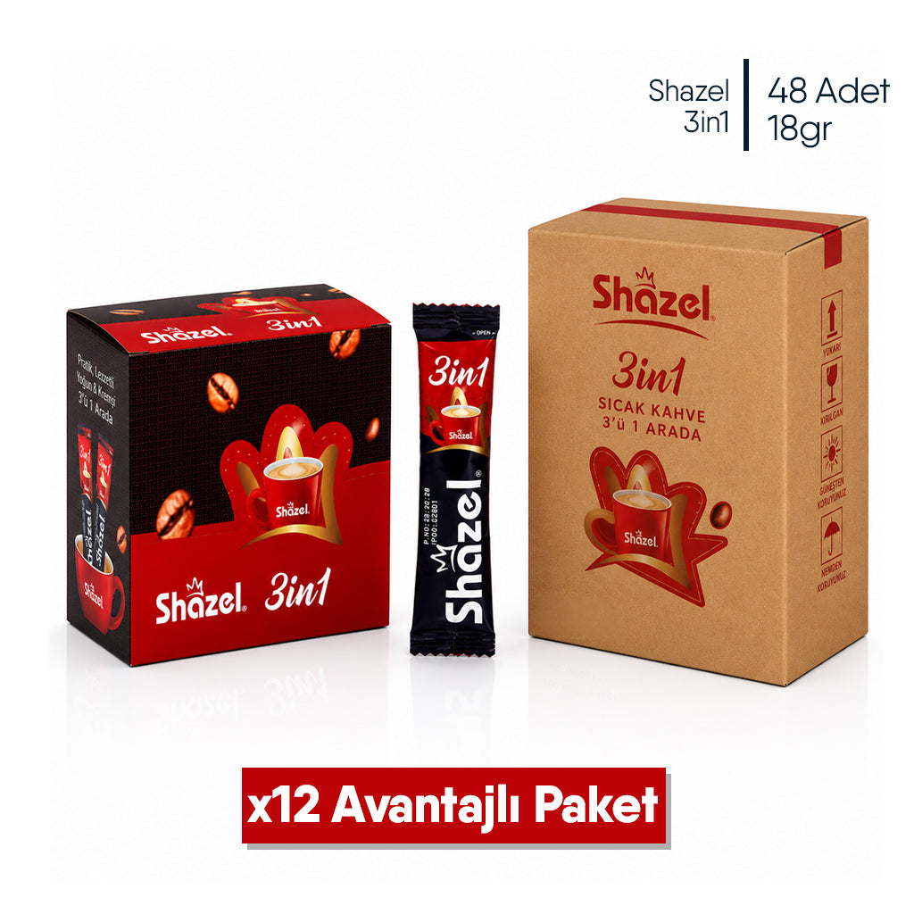Shazel 3 in 1 - 18 gr. 48 ADET* 1 KUTU