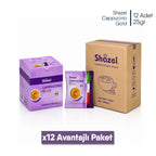 Shazel Cappuccino + Granül Çikolata - 25 gr. 12 ADET*1KUTU