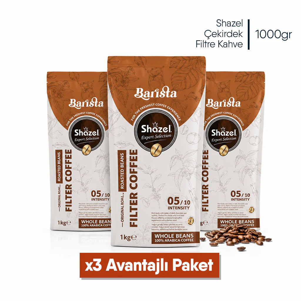 Shazel ÇEKİRDEK FİLTRE KAHVE - ÇEKİRDEK - DOYPACK 1000GR