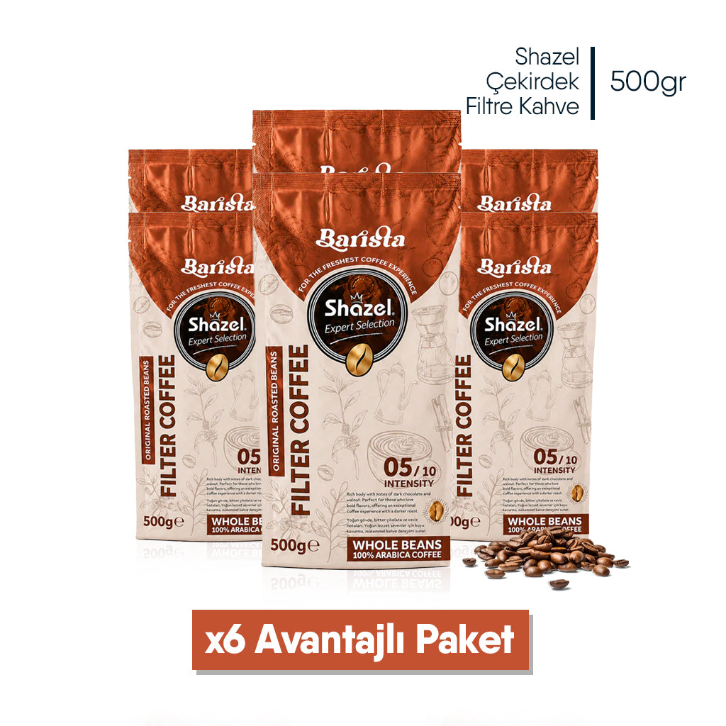 Shazel Filtre Kahve Çekirdek - Flat Bottom 500 gr.- Adet