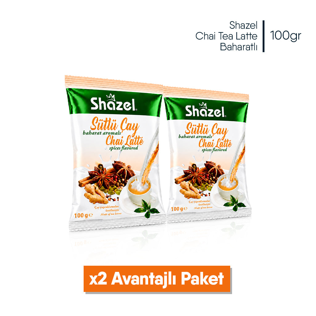 Shazel Chai Tea Latte - Baharatlı - 100 gr.