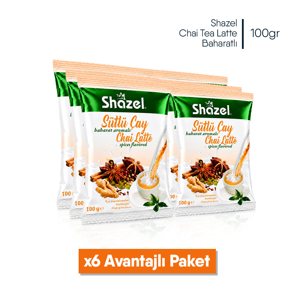 Shazel Chai Tea Latte - Baharatlı - 100 gr.