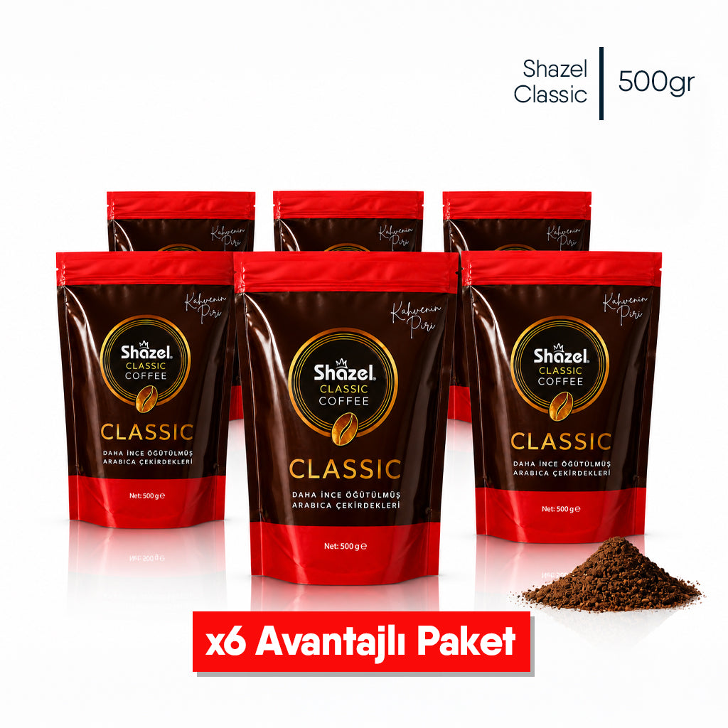 Shazel CLASSIC ÇÖZÜNEBİLİR KAHVE 500GR