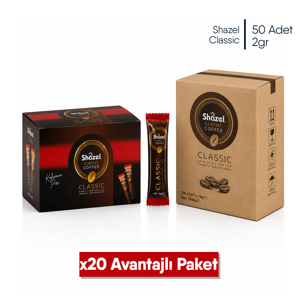 Shazel Classic - 2 gr. 50 ADET*1 KUTU