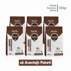 Shazel Espresso Kahve - Çekirdek - Flat Bottom 1000 gr.- Adet
