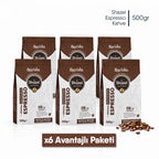 Shazel Espresso Kahve Çekirdek - Flat Bottom 500 gr.- Adet