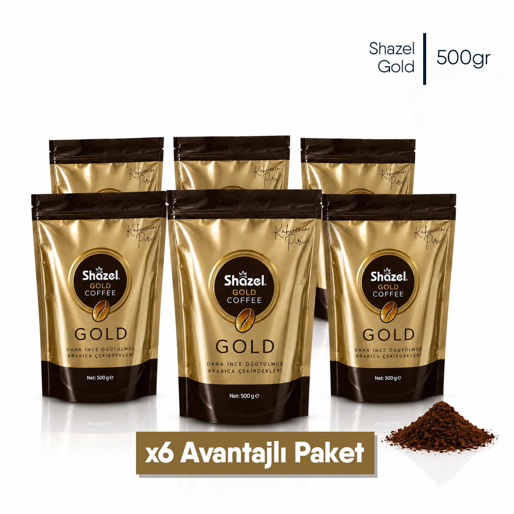 Shazel GOLD ÇÖZÜNEBİLİR KAHVE 500GR