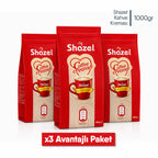 Shazel Kahve Kreması - 1000 g Flat Bottom x 6 Adet