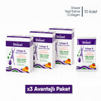 Shazel Yeşil Kahve Collagen - 10 gr.- Koli