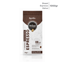 Shazel Espresso Kahve - Çekirdek - Flat Bottom 1000 gr.- Adet